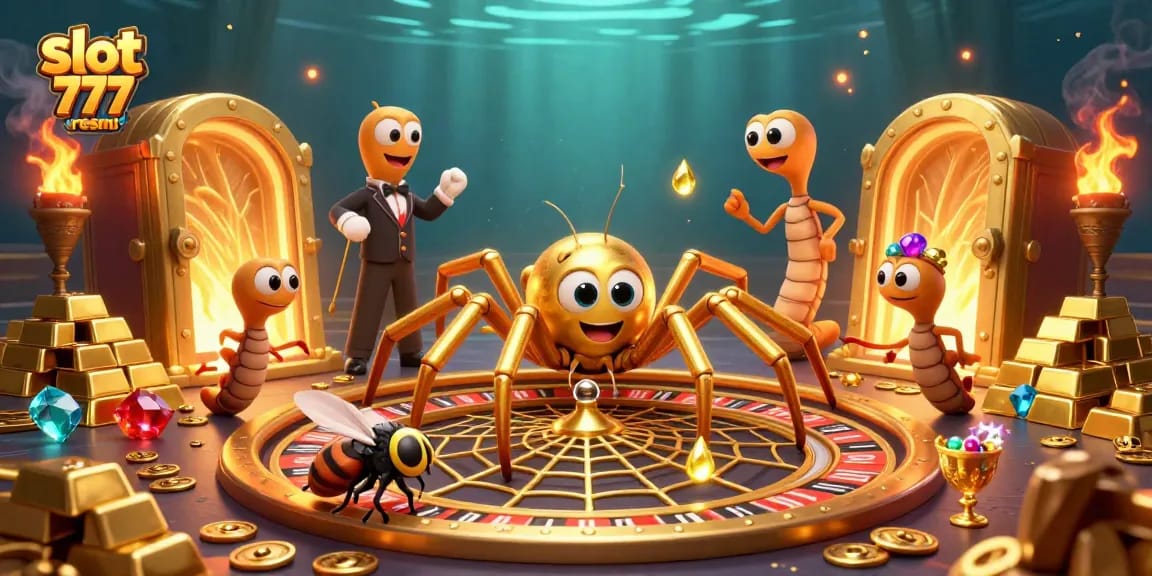 Experience thrilling bets with slot 777 resmi in an action-packed casino scene.