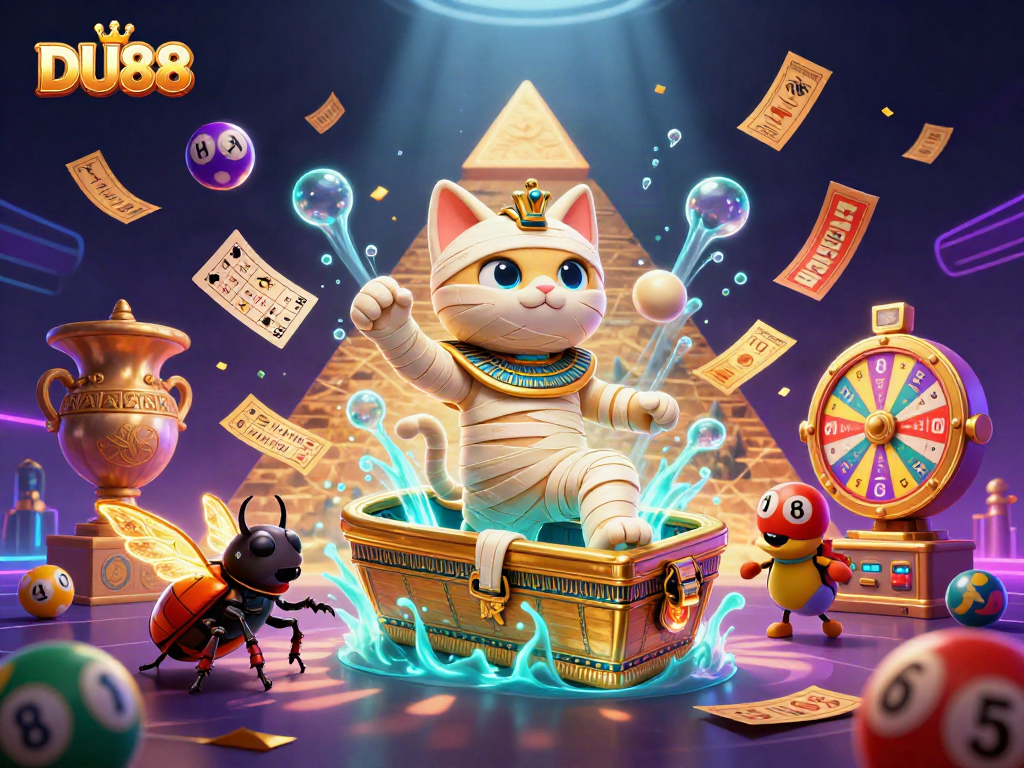 Engage with DU88's dynamic casino atmosphere featuring colorful games and enticing prizes.