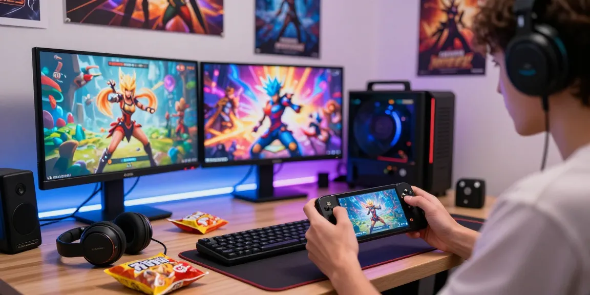 Engaged player enjoying transformation hentai games on mobile device with vibrant artwork.