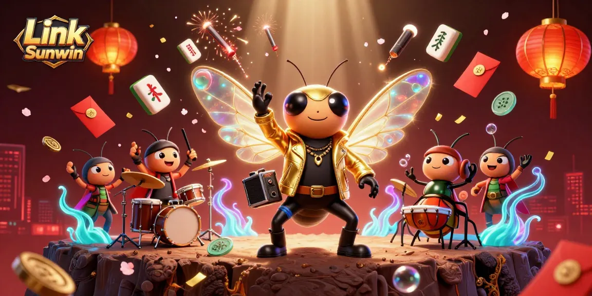 Experience the thrill of winning with Link Sunwin in an ultra-detailed casino illustration.