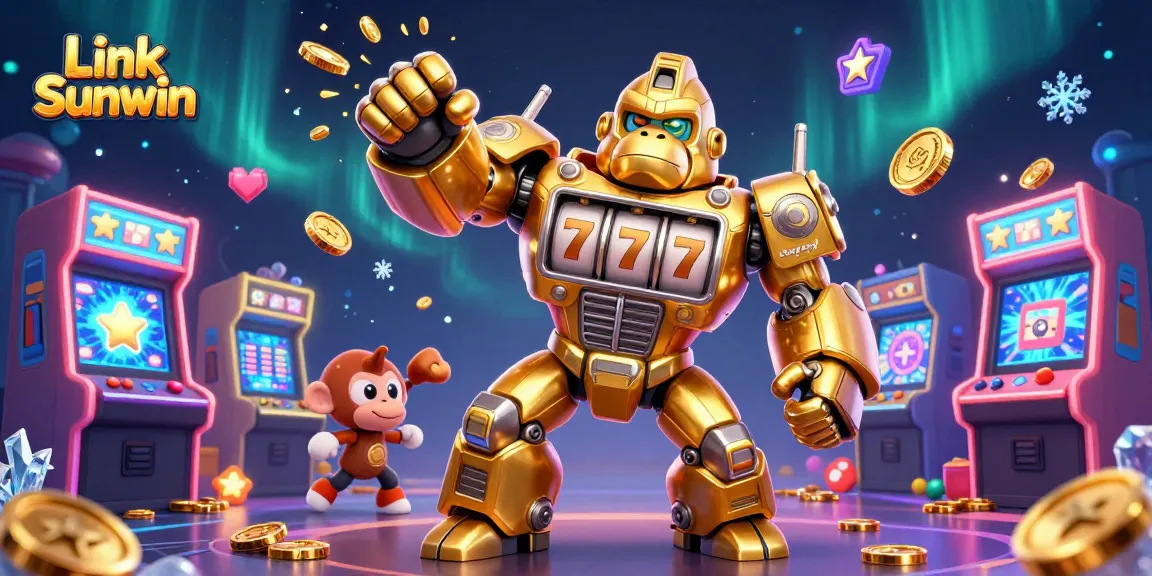 Engage with Link Sunwin's dynamic gaming experience featuring vibrant action and casino aesthetics.